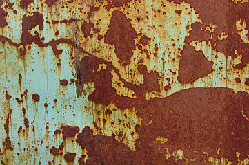 Old rusted metal