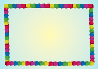 Fototapeta premium Colored frame