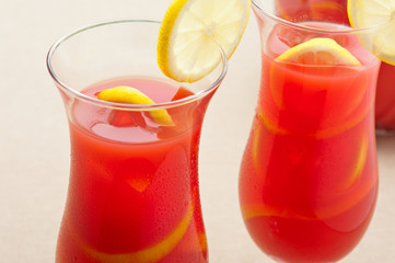 Chilled Orange Lemon Sangria