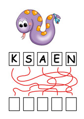 gioco, il serpente