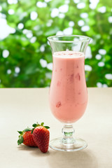 Strawberry milkshake