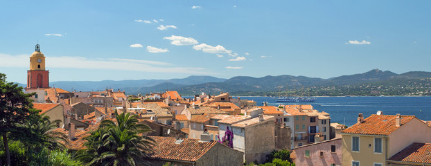 San Tropez with top view.