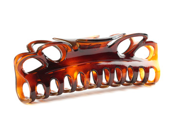 Brown hair clip