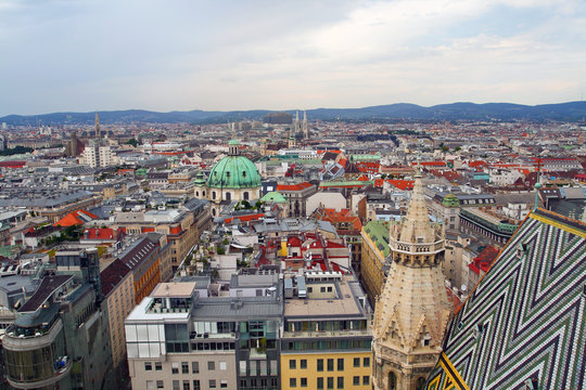 Top view, Vienna.