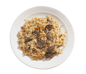 Pilau in the plate