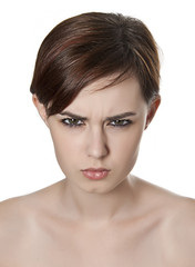 angry teenage girl