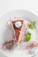 tiramisu  with cacao