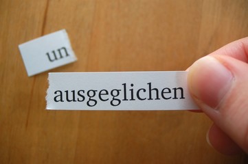 un-ausgeglichen