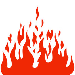 Burn flame fire vector background