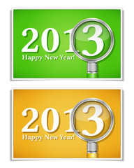 Happy new year banners