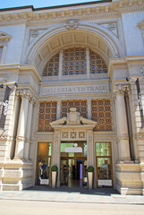 Fototapeta premium Italy, Reggio Emilia Central Gallery entrance