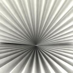 Radial abstract radial black white shaded shape background