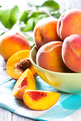 fresh peaches