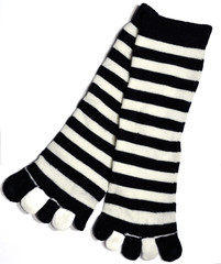 striped socks
