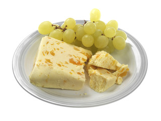 Green Grapes with Cheese