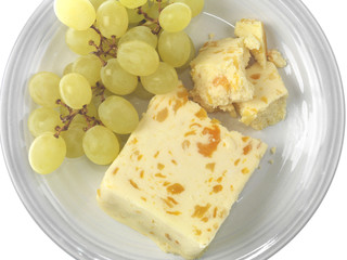 Green Grapes with Cheese