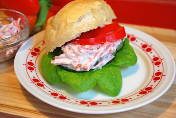Fleischsalatbrötchen