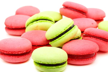 Macaroon closeup.