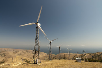 Fototapeta na wymiar Wind power.