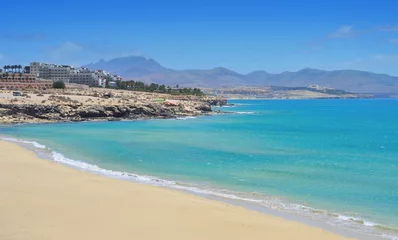 Fotobehang Playa Esmeralda in Fuerteventura, Canary Islands, Spain © nito