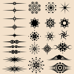 Vector graphic elements