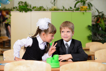 The conversation schoolchild.