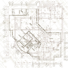 Architectural background. Part of architectural project