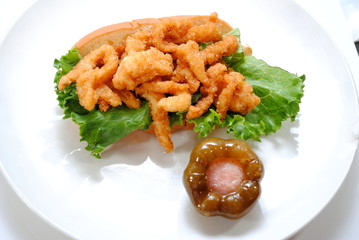 Clam Roll with a Stuffed Prosciutto Cherry Pepper