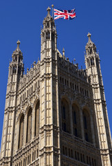 Fototapeta premium The Victoria Tower of the Houses of Parliament