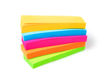 Adhesive Colorful Papers Stack