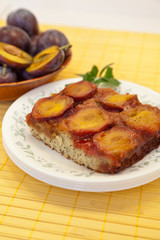 Cake with Plums