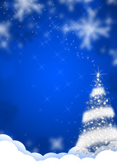Winter abstract background