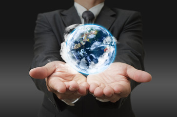 Young stylish businessman