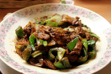 double cooked pork slices
