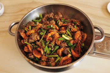 Spicy shrimp