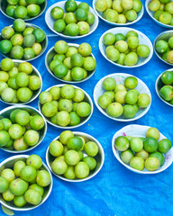 Lemons for sale at a market in Thailand