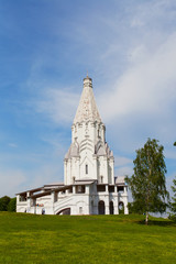 Ascension church in the spring, Kolomenskoe. Moscow
