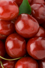 sweet cherry as background