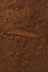 coffee powder as background texture
