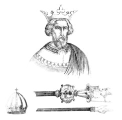 Charlemagne - Carolus Magnus - Karl der Grosse - 9th century