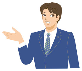 Office worker-inform the left