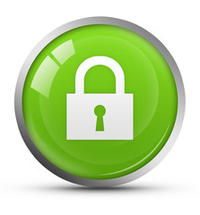Glossy lock icon