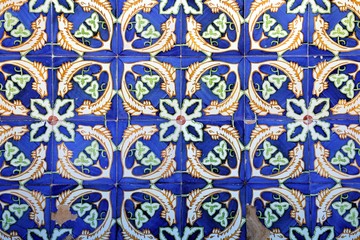 Azulejo in Braga, Portugal