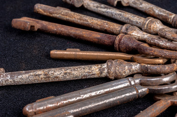 Rusty old keys