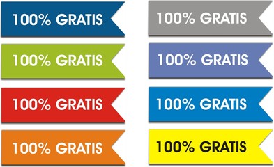 étiquette 100% gratis