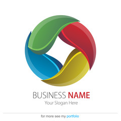 Company (Business) Logo Design, Vector, Circle