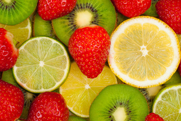 Fototapeta na wymiar Background fruits