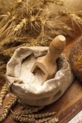 Flour and traditional bread