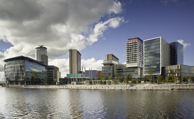 Fototapeta premium Media City in Salford Manchester