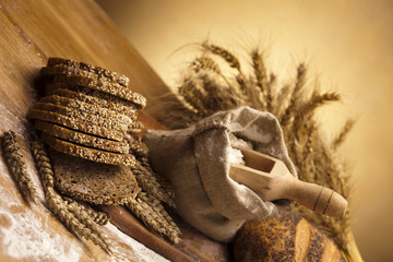 Flour and traditional bread